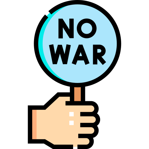 No war Detailed Straight Lineal color icon