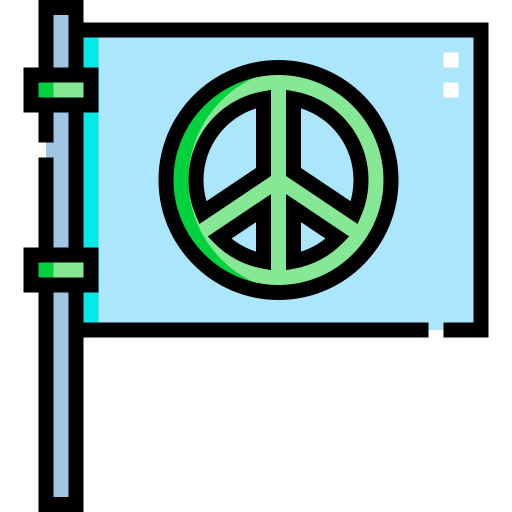 Флаг Detailed Straight Lineal color иконка