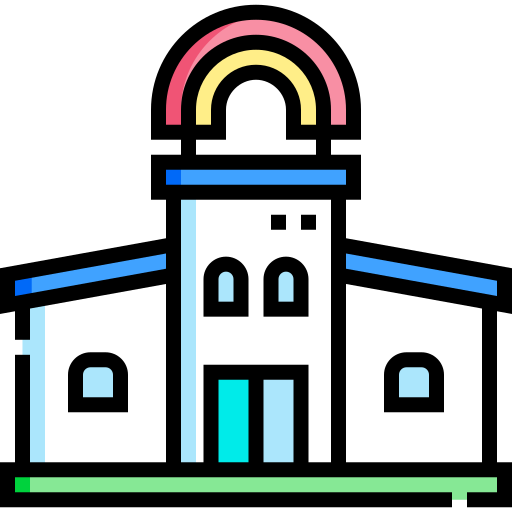 guardería Detailed Straight Lineal color icono