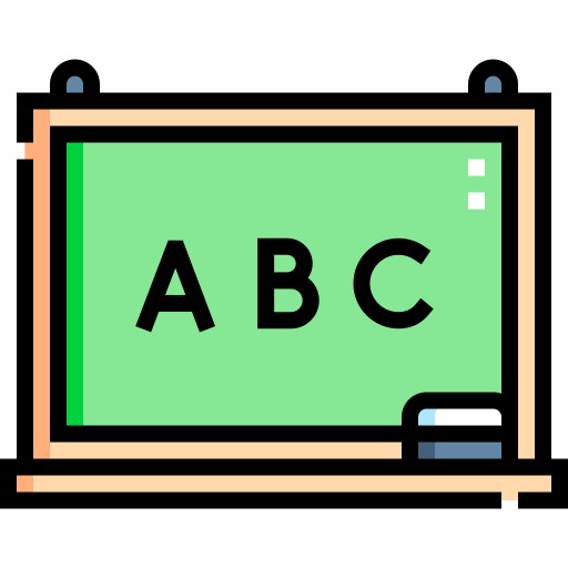 tablica szkolna Detailed Straight Lineal color ikona