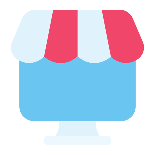 sklep internetowy Generic color fill ikona