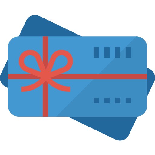 Gift card Aphiradee (monkik) Flat icon