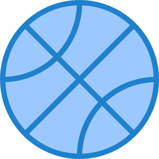basquetebol srip Blue Ícone
