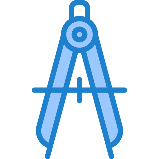 kompass srip Blue icon