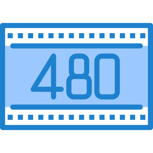 480 píxeles srip Blue icono