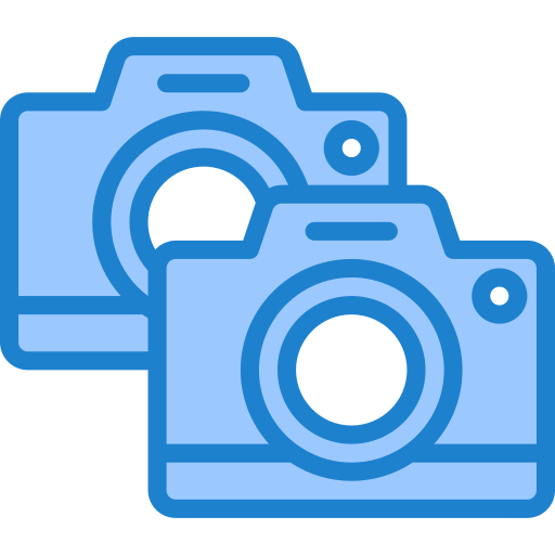 macchine fotografiche srip Blue icona