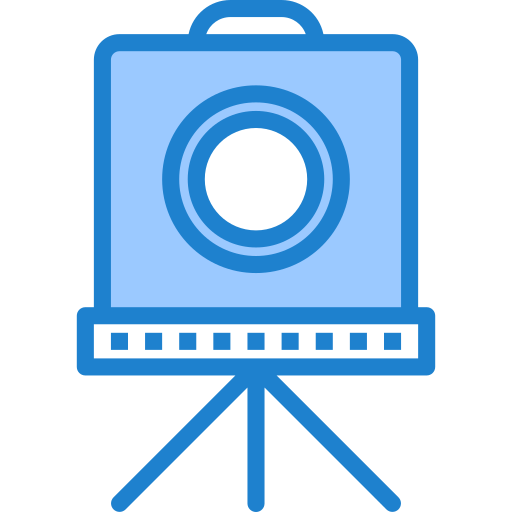 카메라 srip Blue icon