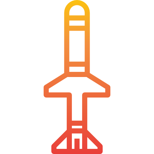 Ракета itim2101 Gradient иконка