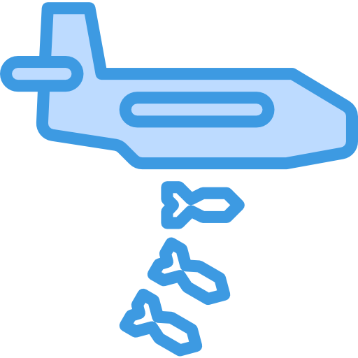飛行機 itim2101 Blue icon