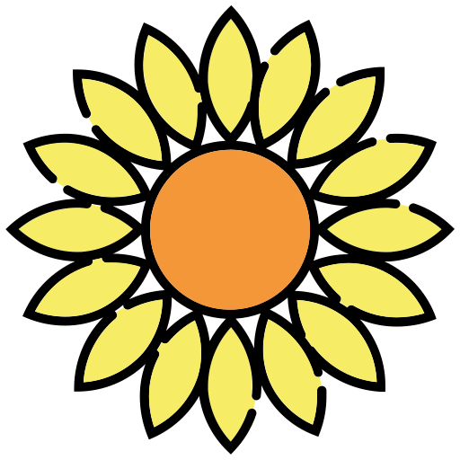 girasole Generic color outline icona