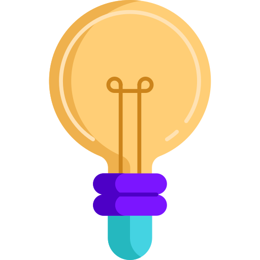 Lighbulb Generic color fill icon