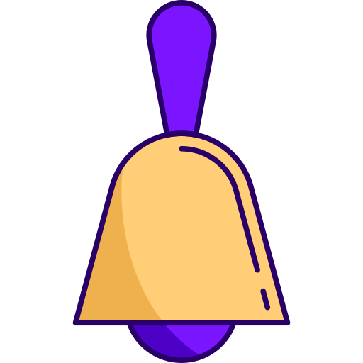 School bell Generic color lineal-color icon