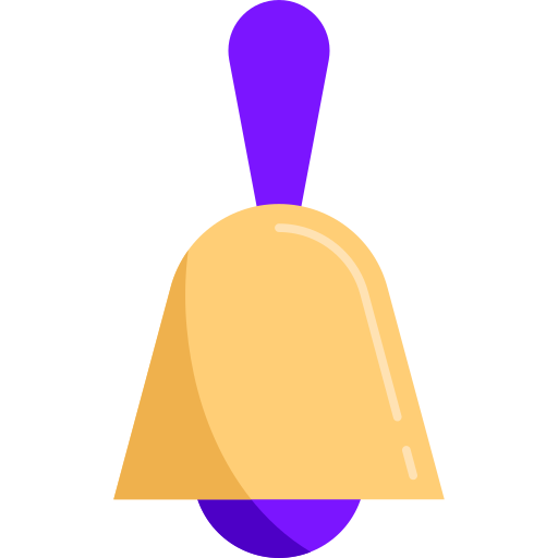 campana de la escuela Generic color fill icono