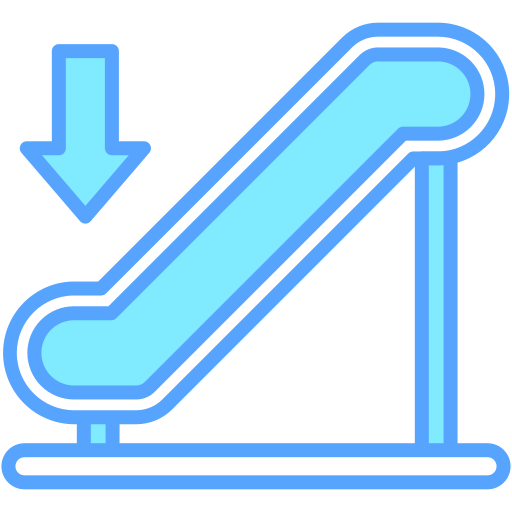 Эскалатор Generic color lineal-color иконка