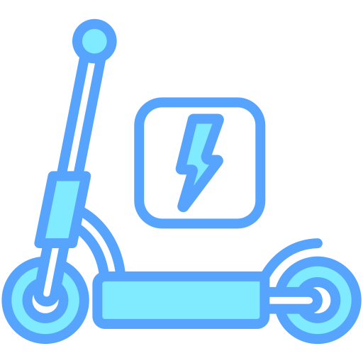 skuter elektryczny Generic color lineal-color ikona