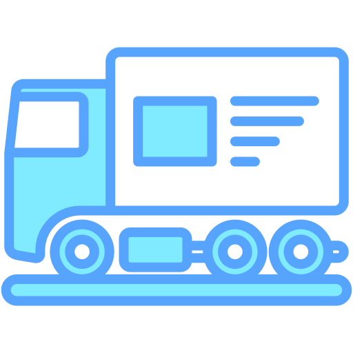 Delivery truck Generic color lineal-color icon