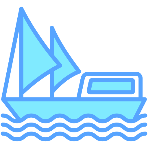 Ferry boat Generic color lineal-color icon
