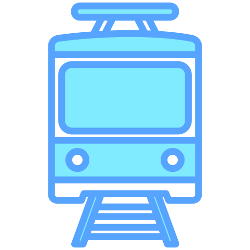 Train Generic color lineal-color icon