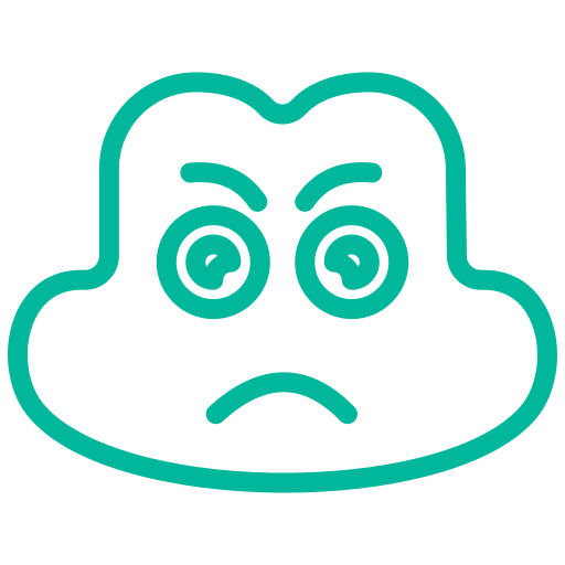 Angry face Generic color outline icon