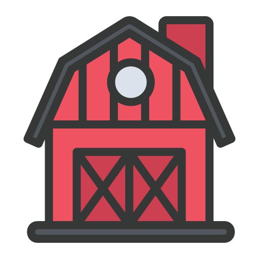 Barn Generic color lineal-color icon