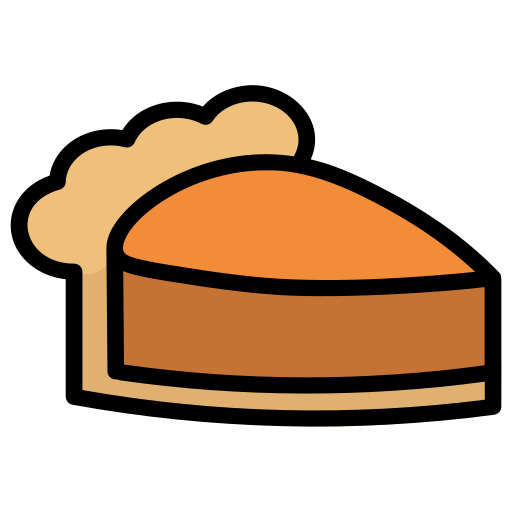 pastel de calabaza Generic color lineal-color icono