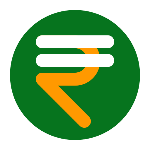 rupia Generic color fill icono