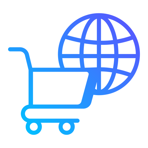 Global shopping Generic gradient fill icon