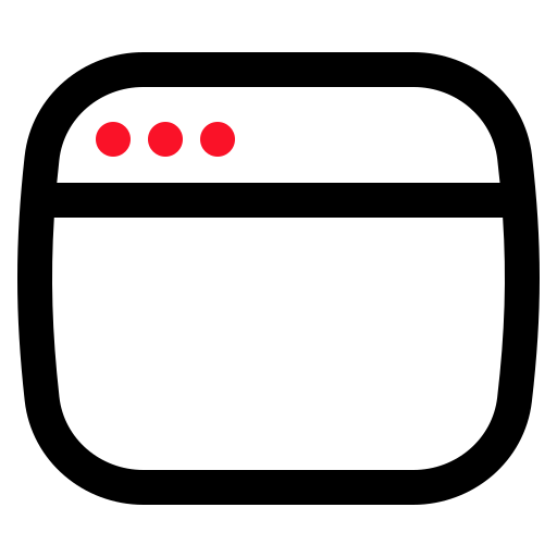 web Generic color outline icono