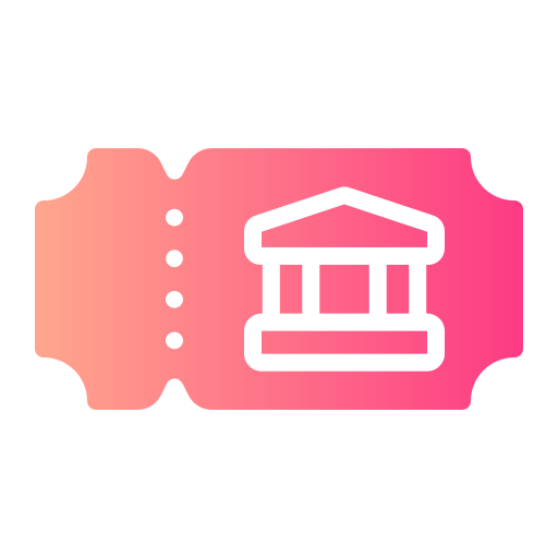 museumsticket Generic gradient fill icon