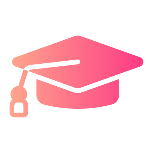 Graduation hat Generic gradient fill icon