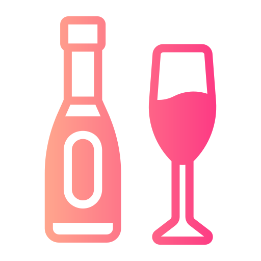 シャンパン Generic gradient fill icon