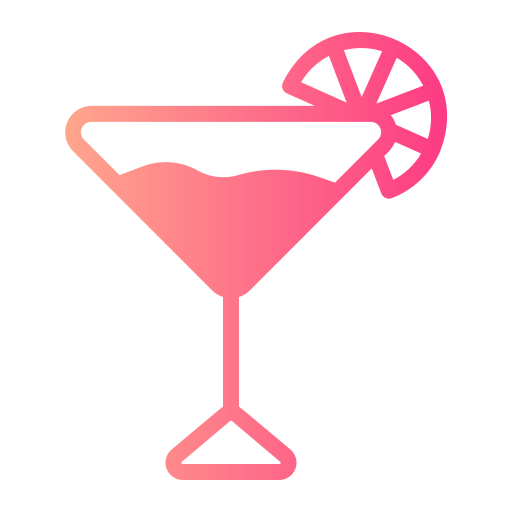 cocktail Generic gradient fill icoon