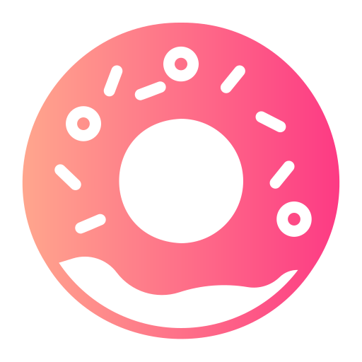 donut Generic gradient fill Icône