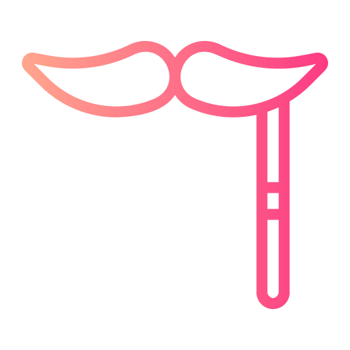 Moustache Generic gradient outline icon