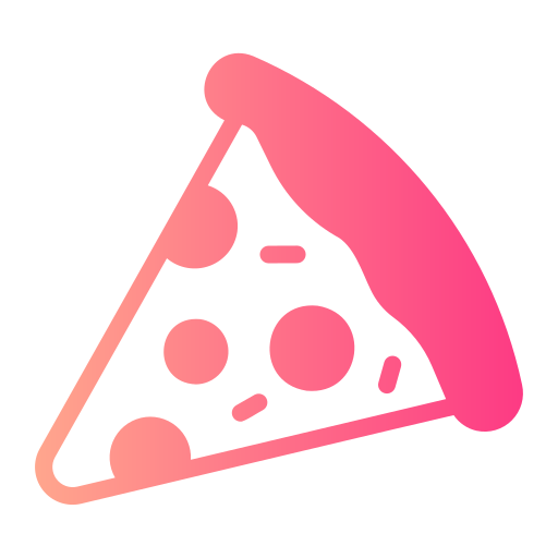 pizza Generic gradient fill icoon