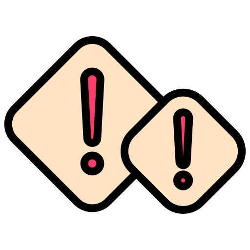 Warning sign Generic color lineal-color icon