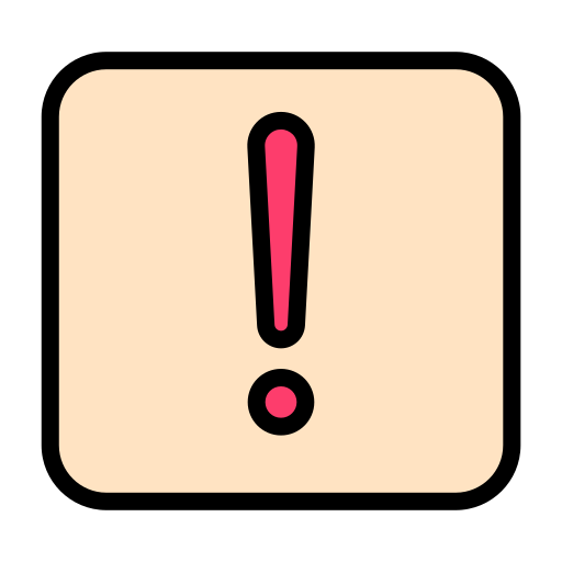 señal de advertencia Generic color lineal-color icono