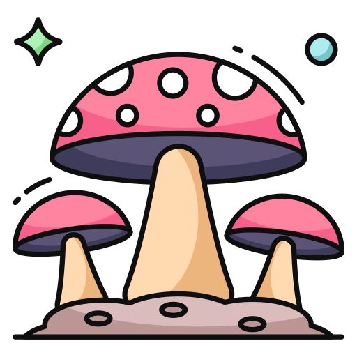 Mushrooms Generic color lineal-color icon