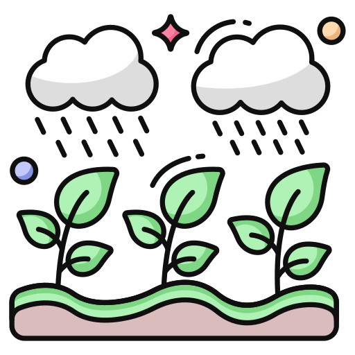 lluvia Generic color lineal-color icono