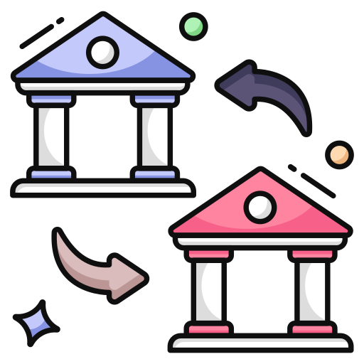 transferência bancária Generic color lineal-color Ícone