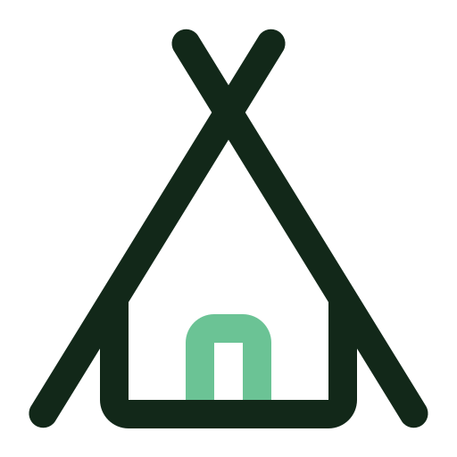 Палатка Generic color outline иконка