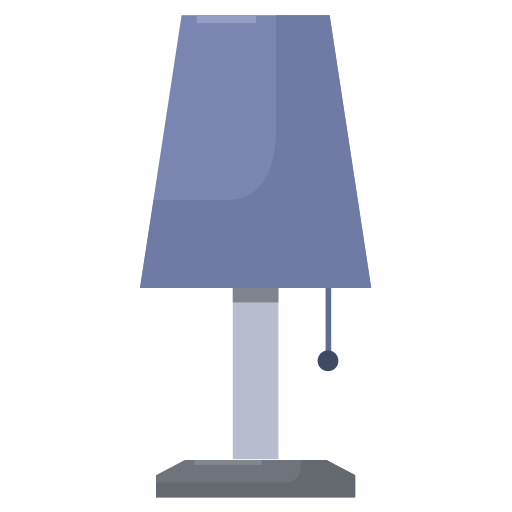 lampada da scrivania Generic color fill icona