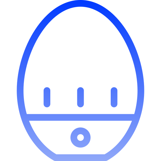 temporizador de huevos Generic gradient outline icono
