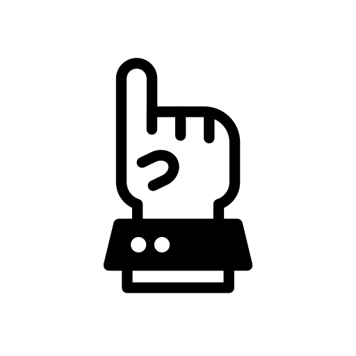 ręka Generic black fill ikona