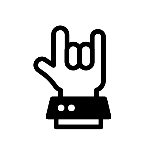 hand Generic black fill icoon