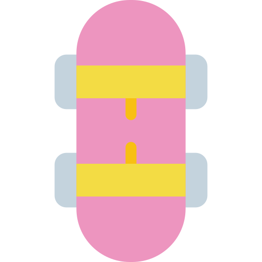 Skateboard Generic color fill icon