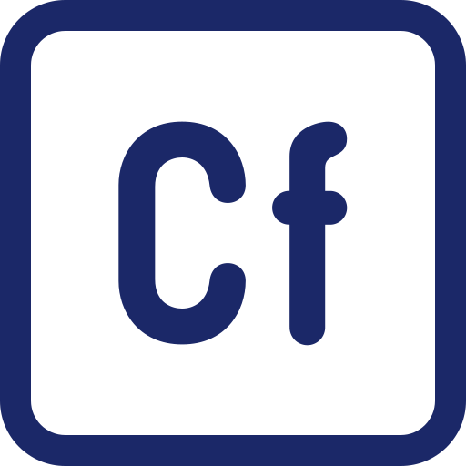 Coldfusion Generic color outline icon
