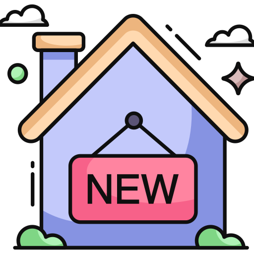 New house Generic color lineal-color icon