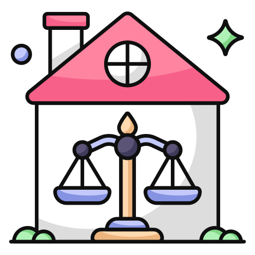 裁判所の建物 Generic color lineal-color icon