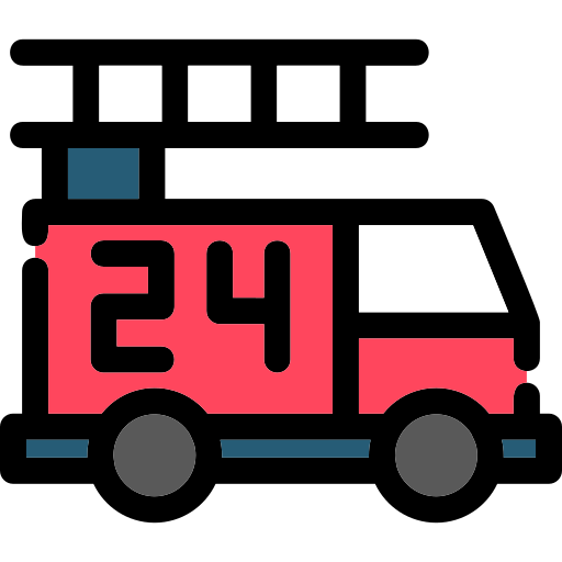 Fire truck Generic color lineal-color icon